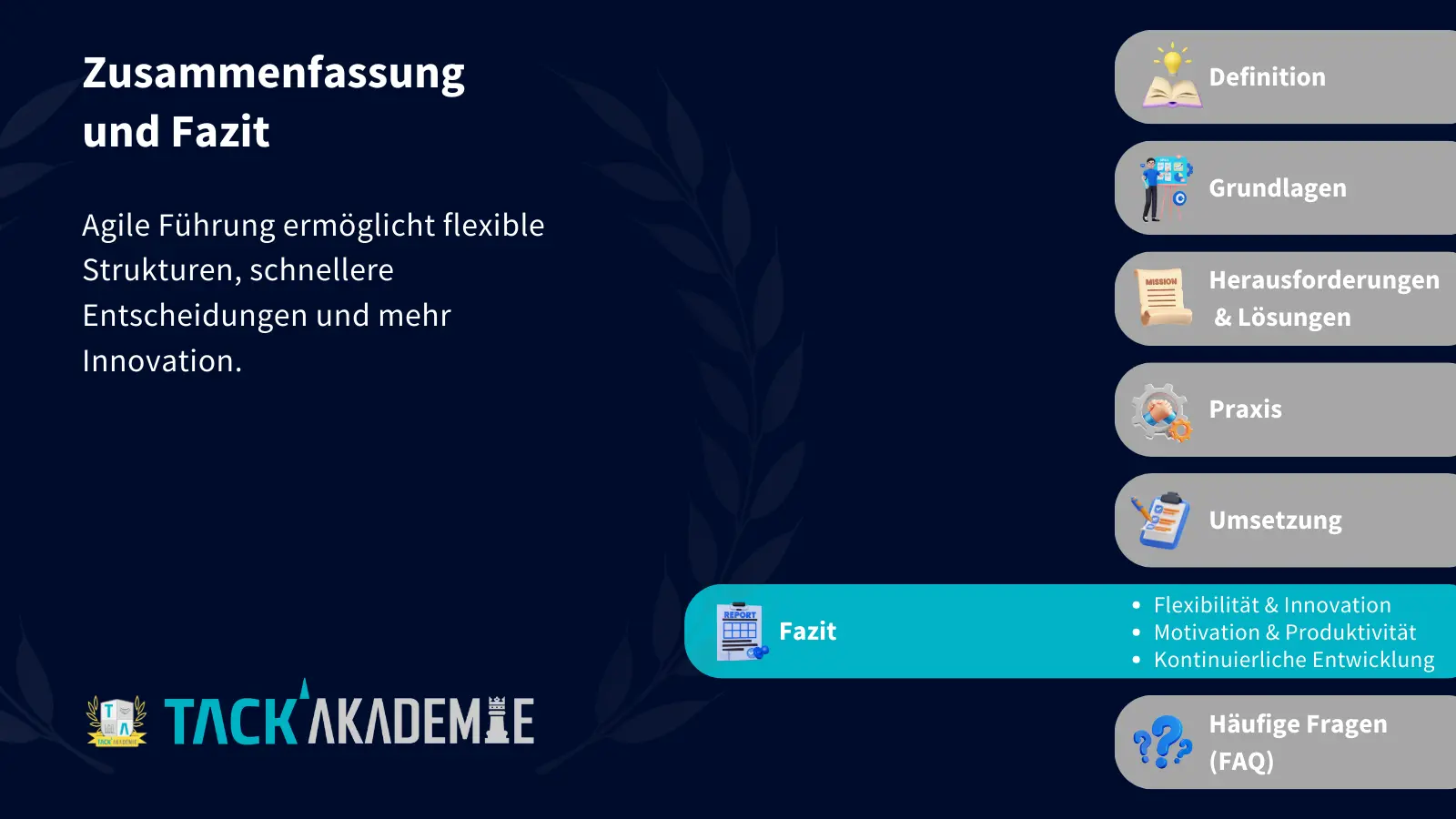 Zusammenfassung und Fazit