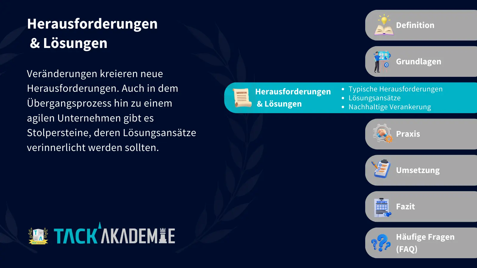 Herausforderungen und Lösungsansätze einer agilen Führung